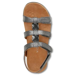 Amber Metallic Adjustable Sandal