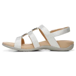 Women Vionic Sandals|Amber Metallic Adjustable Sandal